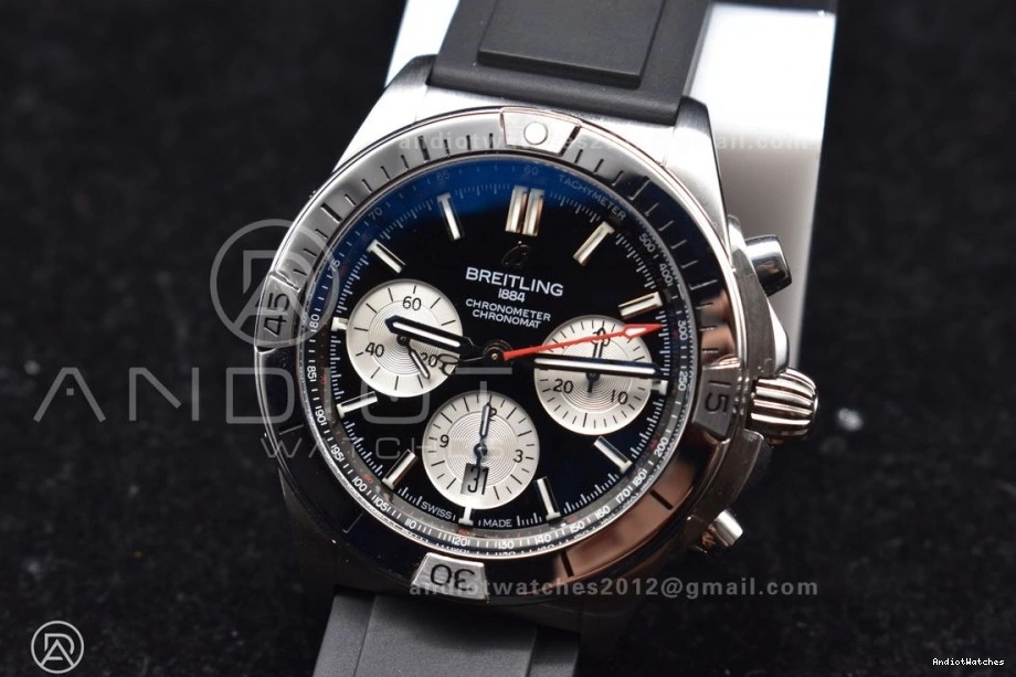 1:1 Chrono 427 43mm A LE Best Version BLS SS B01 Attractive Navitimer Wht L-Black 0725